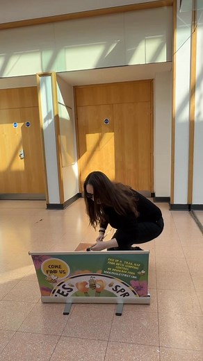 Behind the scenes of our Easter trail prep! We’re all set and ready for the FREE Paisley’s Busy Bees Spring Trail starting this Saturday 🐝💛 Full details about the trail are all posted on our page. | Paisley First