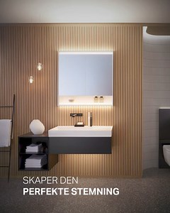 Fremtiden for baderommet ser lys ut med våre speilskap med ComfortLight-belysning  Les mer om hvordan du kan skape den perfekte stemning på baderommet:https://bitly.cx/rGJtG #comfortlight #baderom #innredning #geberitno | Geberit | Facebook