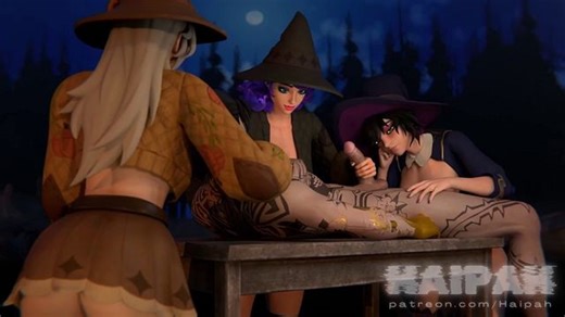 Midas getting lucky with Lexa, Helsie and Artemis - fortnite animation