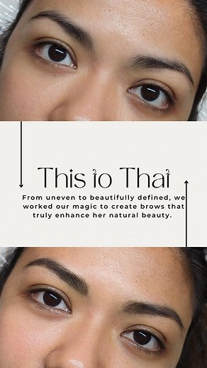6.8K views | The goal was to enhance her natural brows with a barely...