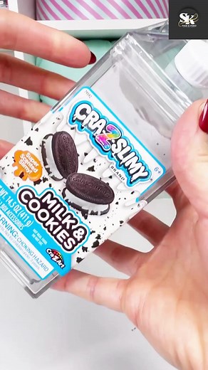 125. Oreo Slime Mixing and Opening! Crunchy and Slimy #asmr #slime #blindbag | Ice Ying