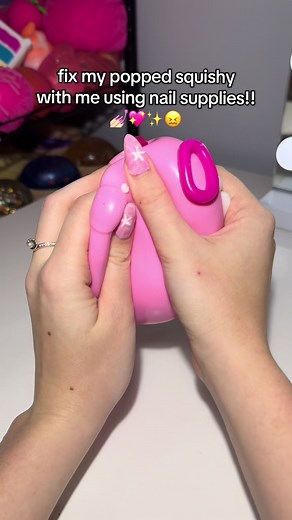 Yes I popped my squishy😔 Here is how to fix your popped squishy!! #needoh #squishy #fidgettoys