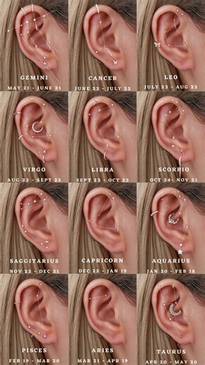 Aligning Stars with Style: Unlock Your Zodiac's Ear Piercing Destiny ✨🪐💫 . . . . . #earpiercings #earrings #piercings #earringsofinstagram #earringstyle #curatedear #earringshop #earringaddict #earringswag #earringstagram #cartilagepiercing #traguspiercing #helixpiercing #jewelry #piercinggirl #daithpiercing #conchpiercing #rookpiercing #earcuration #cartilagepiercings #earstack #earstyle #earstylist #newpiercing #earpiercing #flatpiercing #snugpiercing #lobepiercing #forwardhelix | Impuria Pi