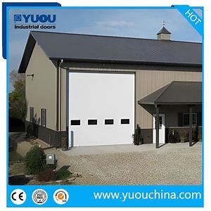 [Hot Item] Heavy Duty Industrial Grade Wind Resistant Overhead Sectional Door for Hangar