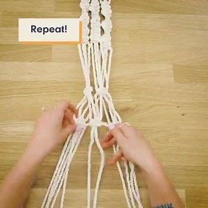 Learn how to add a hand-crafted feature to your home with our macrame plant hanger tutorial. Follow the step-by-step guide here: https://buff.ly/2zll7Ve | Good Housekeeping
