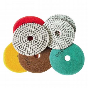 [Hot Item] 3“ -8” Wet Abrasive Tools Diamond Flexible Polishing Grinding Pads for Marble Granite