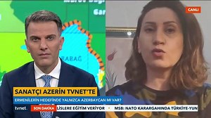 ''Çözüm süreci diye diye bizi yalnız bıraktılar. Ama hep destekleri terörist devleti Ermenistan'a oldu'' Sanatçı Azerin #TVNET canlı yayınında ''çeyrek asırlık'' işgali anlattı. | TVNET