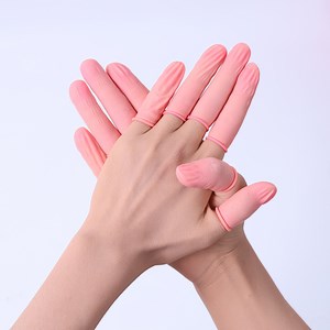 [Hot Item] Premium Pink Anti-Static Finger Cots for Cleanroom Applications