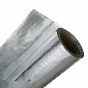 [Hot Item] Aluminum Foil Coated Woven Fabric Roofing/ Duct Vapor Barrier/ Heat Resistance Insulation