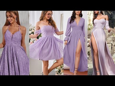 VESTIDOS PURPURA DE MODA 2022 / SHEIN 2022