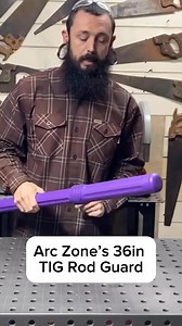 Tired of your TIG rods getting bent, lost, or full of dust? Keep them clean and organized with Arc Zone’s 36-inch TIG Rod Guard—because every welder knows, a clean rod is a happy rod! 😉 #WeldingEssentials #TIGRodGuard #ArcZone #metalfab #motivation #weldnation #arczone #weldlikeapro #weldlife #welding #weldingtools #weldingsupplies #metalwork #metalfabrication | Arc-Zone.com