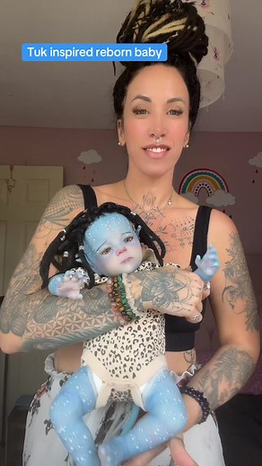 Avatar inspired reborn baby | Hidden Treasures Silicone and Reborn Art Dolls