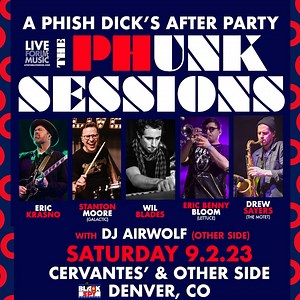⭕️ Night 3! Join us post-show tonight for The Phunk Sessions at Cervantes Masterpiece Ballroom 落 : etix.com/ticket/p/2993037 | Live For Live Music | Facebook