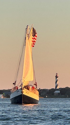 Sunset cocktail cruise anyone ? St Augustine …. Sailing, cruising , watching the sunset & dolphin 🐬 @furystaugustine @schoonerfreedom @blackravenpirateship @staugustinelifestyle @staugustinetourexperiences @floridashistoriccoast | TheLuxuryVacationGuide