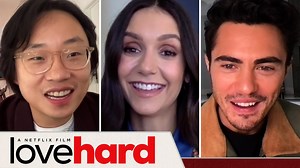 Ho! Ho! Ho! To get in the festive spirit, we had the cast of Netflix’s “Love Hard” (Nina Dobrev, Darren Barnet, and Jimmy O. Yang) take a quiz to find out which iconic holiday couple they are. So, if you wanna find out who got Jack and Sally from “The Nightmare Before Christmas” or Iris and Miles from “The Holiday” or John and Holly from “Die Hard” then watch the video to find out! If that’s not enough, then watch the video to listen to Darren Barnet talk about how ~ physical touch ~ is his love