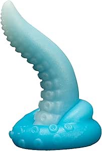 Glow in the Dark Octopus Dildo with Strong Suction Cup, Realistic Monster Dildo, Dildo G Spot Giant Fantasy Dildo Silicone Adult Sex Toy Flexible Hands Free Play for Women Men & Couple