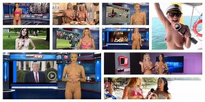 Se nyheder fortalt af tv-værter der smider alt tøjet på Tv Frække nyheder og sexhistorier til det danske folk siden 1999