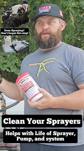FIMCO Sprayer Tank Neutralizer & Cleaner: How To Use #foodplots #fimco #deerhunting #landmanagement | KOAM Outdoors LLC | Facebook