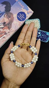 Pearl bracelet making ♥♥ #bracelet #bracletmaking #fashion Nutancraft0504 | Nutancraft0504