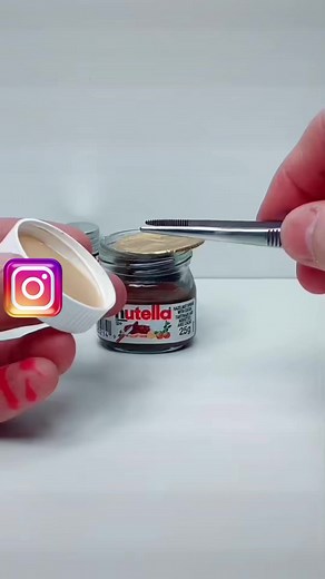 Nutella mini jar fake secret #nutella #chocolate #food #foodporn #dessert #instafood #foodie #yummy #delicious #nutellalovers #sweet #homemade #desserts #foodstagram #ferrerorocher #kinderbueno #nutellacanada #chocolatehazelnut #nutellaspread #sandwichspread #breakfasttime #nutellajar #spreadthenutellalove #fake #spoon #knife #meta #reels #instagood #instagram | Ron Spina Content Creator