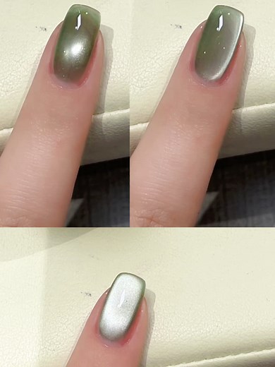 Achieve Three Cat's Eye Nail Effects in 20 Seconds