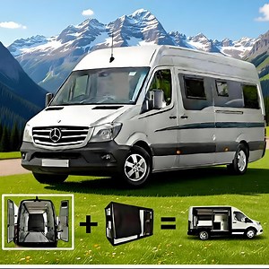 Camper Van Conversion Kit Slide Travel Sale Camperization Vancubic