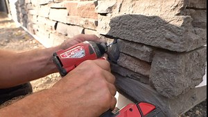 Polyurethane Faux Stacked Stone Corners (4ft) - Yosemite Hike (4 PCS Per Box)