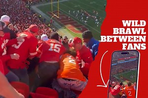 Video of brutal brawl between fans in Chiefs stands goes viral