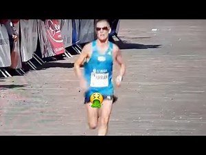 Marathon Runner Doesn't Feel His D*ck & Balls Flopping Around