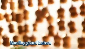 The gourd lantern is made by deep processing the gourd based on the gourd pyrography. Gourd is one of the most primitive mascots in China, a symbol of good fortune, and a beloved decoration for the people of Baoding. #SnakeYearFeast | Go Baoding | Facebook