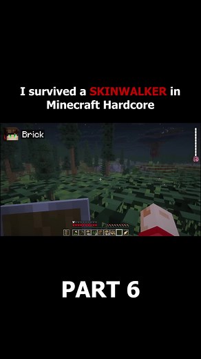 I survived a SKINWALKER in Minecraft Hardcore... Part 6 #acookiegod #minecraft #horror #viral #minecraftsurvival