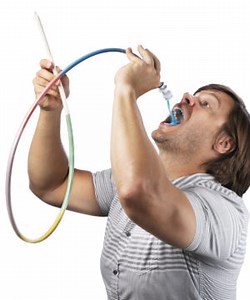 Mega Tube Sour Candy: Five feet of sour powdered candy!