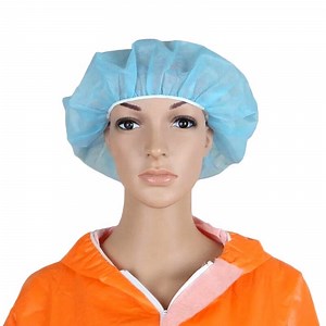 [Hot Item] Wholesale Surgeon Caps Disposable Non Woven Blue Surgical Doctor Cap for Hospital