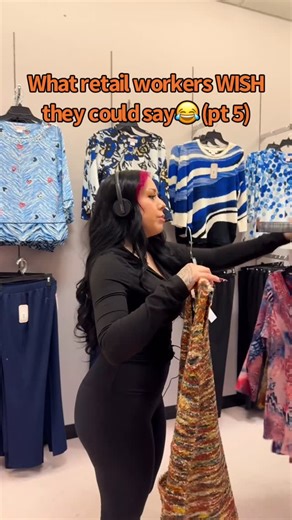 Salice Rose on Instagram: "WHAT RETAIL WORKERS WISH THEY COULD SAY😭😭😂😂😂😂😂😂😂😂😂 HAHAHAHAHA (TAG SOMEONE!!👀) #reels #work #working #funny #relatable"