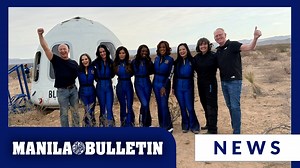 12K views · 26 reactions | WATCH: Jeff Bezos’ Blue Origin launched his fiancee Lauren Sanchez into space Monday with an all-female celebrity crew that included Katy Perry and Gayle King. It was the latest wave in space tourism, where more of the rich and famous than ever before — or lucky and well-connected — can enter the zero-gravity realm traditionally dominated by professional astronauts. | MANILA BULLETIN | Facebook