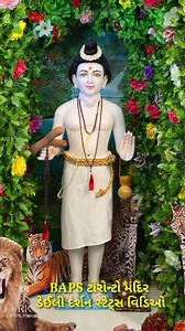 BAPS Toronto Mandir daily darshan status video🇦🇹 | BAPS Mandir Daily Darshan