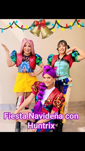 Una Navidad diferente con las Huntrix #shownavideño #sonrisasmagicasshow #Animadoras #guerrerasdelkpop | Sonrisas Magicas Show Milagros Gadea