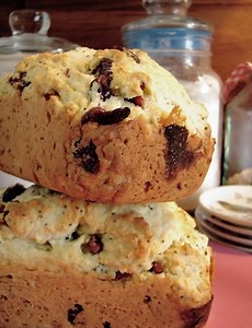 Recette de pain au citron et canneberges