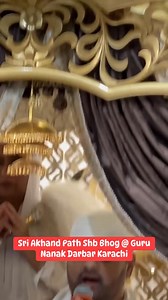 1.2K views · 51 reactions | Sri Akhand Path Shb Bhog @ Guru Nanak Darbar Karachi | GURU NANAK DARBAR KARACHI | Facebook