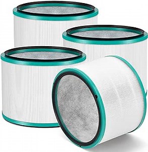 HP01 HP02 360° Air Purifier Filter Replacement Compatible with Dyson Pure Cool Link DP01, DP02 DP03 Desk Fan and Hot + Cool Link Heater HP01 HP02 HP03 968125-03 305214-01 305214-01, 4-Pack