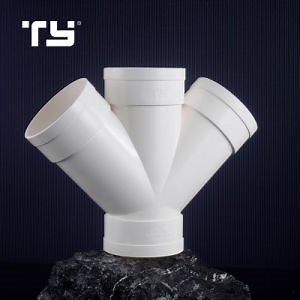 [Hot Item] Plastic PVC UPVC Water Connection Drainage Wasting Joint Pipe Fittings Y Cross