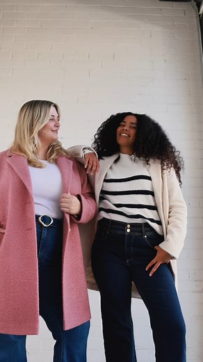 5.1K views · 15 reactions | Our Sadie Crombie Coat | A timeless wardrobe essential. Avaliable in sizes 6-24. #justjeans #justjeansstyle | Just Jeans | Facebook