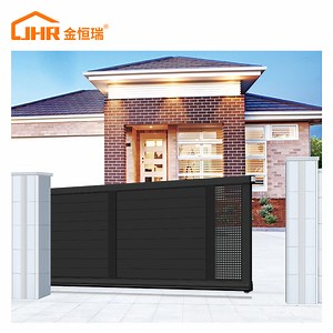 [Hot Item] Elegant Decorative Laser Cut Aluminum Front Entry Gates for Homes