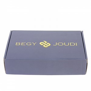 [Hot Item] Design Corrugated Box with Gold Foil Logo