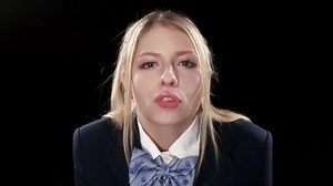 Girl swallow cum