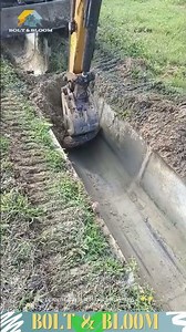 Perfect Way to Clean Cement Ditches Without Breaking🧹