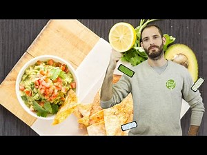Easy Nachos with Tangy Guacamole (10 Min, Vegan) - Hurry The Food Up