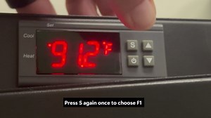 Rack Mount Fan - 2 Fan Server Cooling System - 1U 19" Rackmount Cabinet Panel Adjustable Temperature Control (Digital Heat Monitor Display) Sensor Alarm (Overheat Air Flow Top Exhaust) Tupavco TP1721