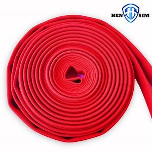 [Hot Item] Ulc Certified 1.5" Single Jacket PU Lay-Flat Discharge Pipe Hose