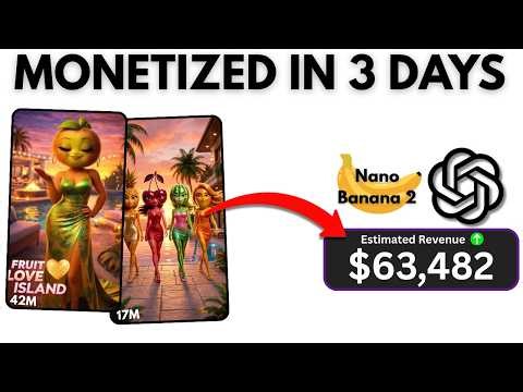 How I Make Viral 'AI Fruit Love Island' Videos (3M followers in 2 weeks)